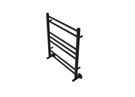 Полотенцесушитель водяной Aquatek (Акватек) Либерти П7 500х600 мм, черный муар, подключение нижнее/диагональное, сверхпрочная пищевая нержавеющая сталь AISI 304L, гарантия 10 лет