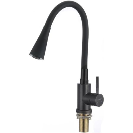 Смеситель для кухни Savol S-3002HM, черный