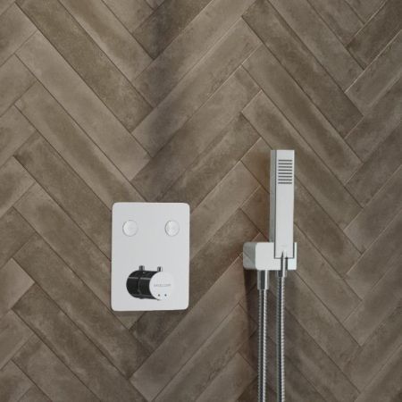 Смеситель термостатический для ванны и душа скрытого монтажа EXCELLENT Krotos AREX.8045CR (хром), артикул AREX.8045CR