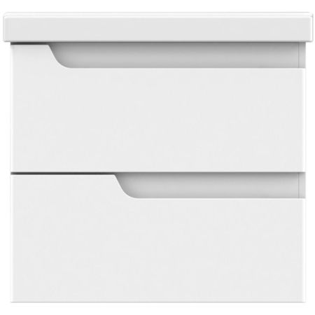 Тумба с раковиной Orange Milano 60-02 ТР-М 60-02 подвесная Белая, артикул ТР-М 60-02