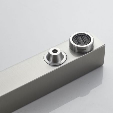 Смеситель для кухни с подключением фильтра Shevanik S148L, сатин, артикул S148L