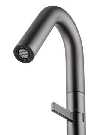 Смеситель для раковины высокий WONZON & WOGHAND, Темный графит (WW-6068-BGG), артикул WW-6068-BGG