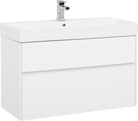 Тумба с раковиной Aquanet Бруклин 100 белый, артикул 00212599