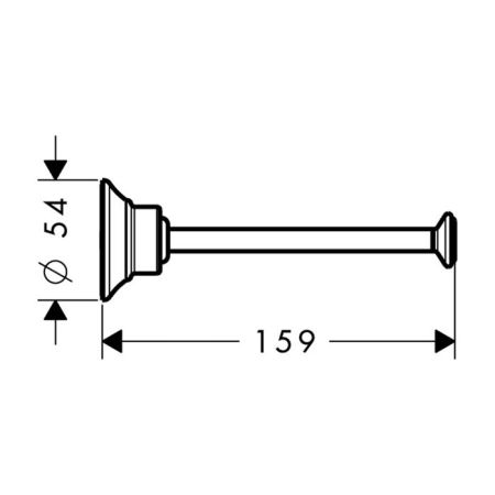 AX Montreux Держатель для запасного рулона туалетной бумаги, цвет: шлифованная бронза, артикул 42028140