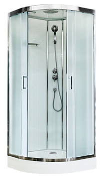 Душевая кабина Royal Bath FATO RB 90HK-M-CH (рифленое)