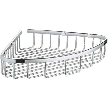 Полка подвесная GROHE BAU 40663001 (металл, хром, на стену, круглая, глянцевый), шт Полка подвесная GROHE BAU 40663001 (металл, хром, на стену, круглая, глянцевый), шт