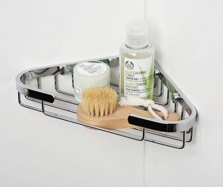 Полка корзина WasserKRAFT K-733 угловая Хром, артикул K-733