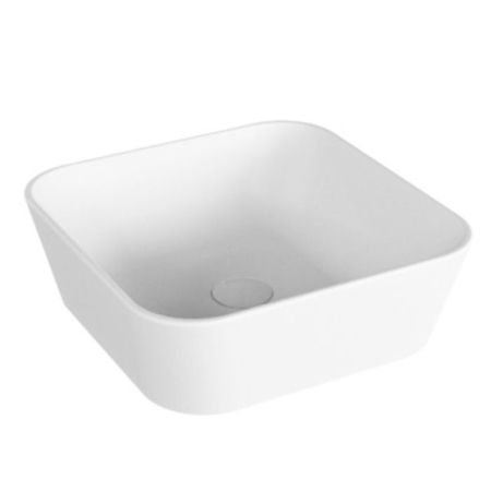 AZZURRA BUILD  раковина чаша 43х43х14 см без отв. под смеситель , цвет белый