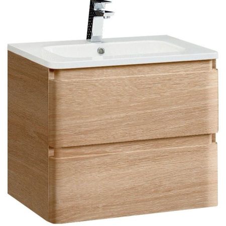 Тумба под раковину Vincea Alba VMC-1A600WO подвесная W.Oak, артикул VMC-1A600WO