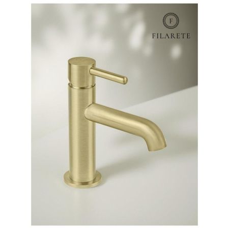 Смеситель для раковины FILARETE Roun FL5020MG, матовое золото