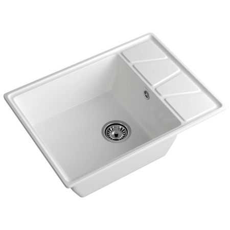 Кухонная мойка GranFest VERTEX 680L, иней, артикул V-680L иней