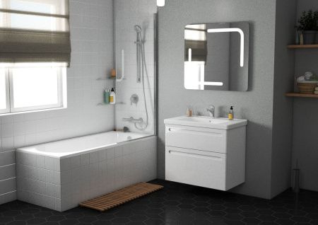 Роксен ванна чугунная 1600*700 б/п, без ручек, ножки в комплекте