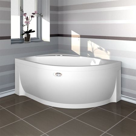 Акриловая ванна Radomir Wachter Мелани 140x95 форсунки Хром L с гидромассажем