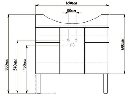 Тумба с раковиной SanVit Прима 90 kprim090 в цвете Ral прямые ручки Красный глянец Тумба с раковиной SanVit Прима 90 kprim090 в цвете Ral прямые ручки Красный глянец