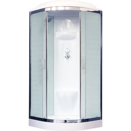 Душевая кабина Royal Bath RB 100HK6-WC-CH (белое/матовое)