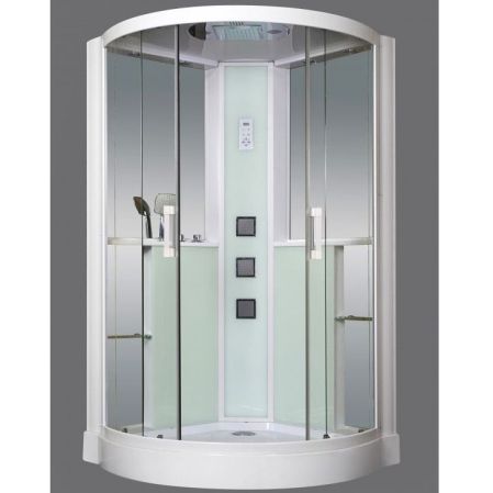 Душевая кабина Grossman GR-142 120x120 профиль Белый стекло прозрачное, артикул GR142