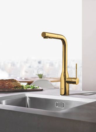 Смеситель для кухни GROHE Essence New, холодный рассвет глянец (30270GL0), артикул 30270GL0