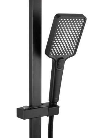 Душевая система WONZON & WOGHAND EDGE, Черный матовый (WW-88739003-MB), артикул WW-88739003-MB