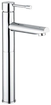 Emmevi Eden, высокий однорычажный смеситель для раковины с донным клапаном click-clack, цвет хром