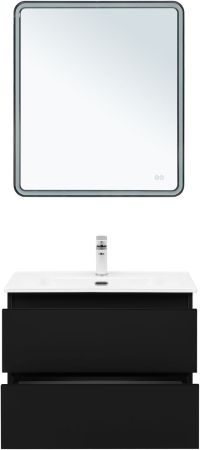 Тумба под раковину Aquanet Вега 2.0 70 черный, артикул 00337954