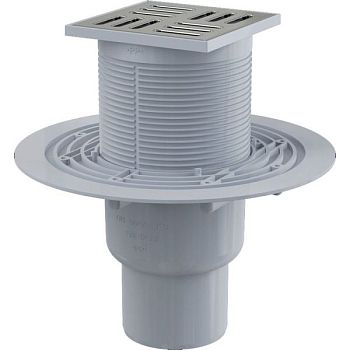 Трап для душа Alcaplast APV201 с решеткой Хром