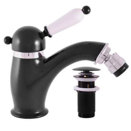 Смеситель для биде Rav Slezak LABE L545.5KCMATC, черный/хром, артикул L545.5KCMATC