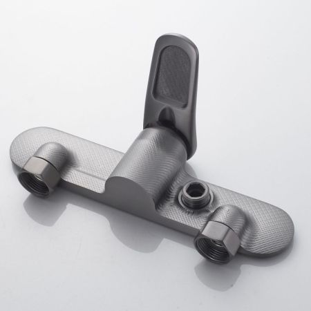 Гигиенический душ со смесителем Shevanik S4705T-1, оружейная сталь