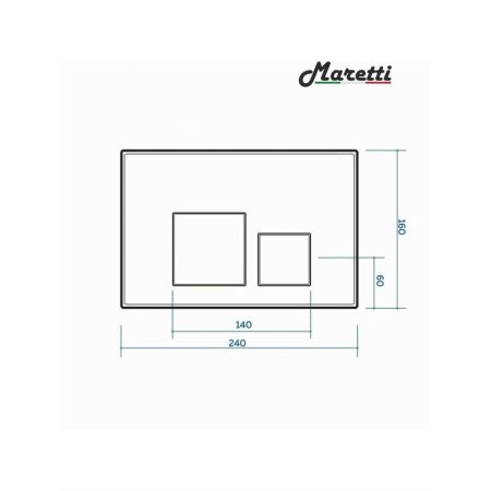 Комплект Maretti 3 в 1: унитаз UM10PBM51-560, инсталляция AC11P5211, кнопка AC12KA-560, артикул UM51KA56052