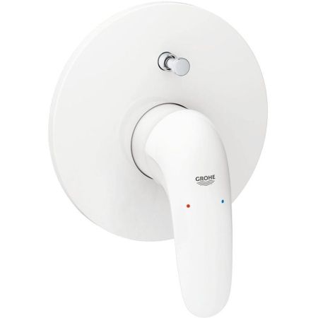 Смеситель для ванны GROHE Eurostyle, внешняя монтажная часть, белая луна (29099LS3)