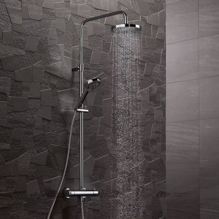 Душевая система Kludi A-Qa Dual Shower System 6609505-00 Хром Душевая система Kludi A-Qa Dual Shower System 6609505-00 Хром