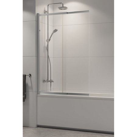 Шторка для ванны NEW TRENDY SENSI 100 см P-0038 (хром), артикул P-0038