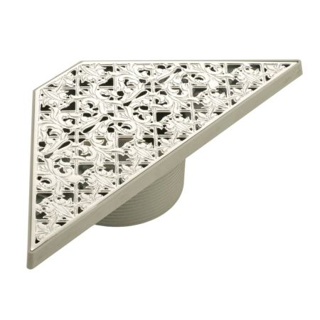 Трап душевой 300(52)х125 мм с гидрозатвором и декоративн. решеткой хром, артикул 24894