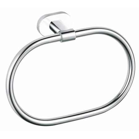 Кольцо для полотенец Rav Slezak YUKON YUA0104CB, хром/белый