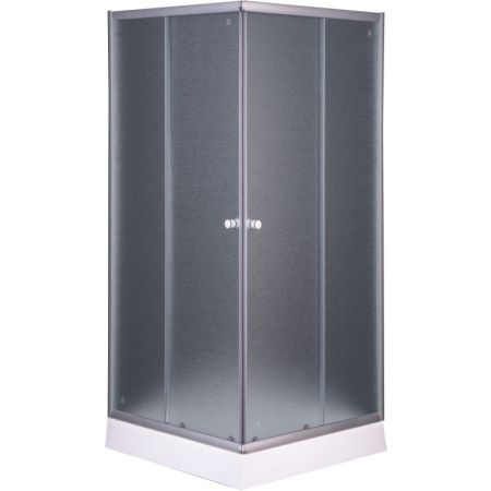 Душевой уголок Parly ZEQ811 80х193 профиль Матовый алюминиевый стекло матовое