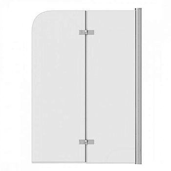 Шторка на ванну 100х140 см Maretti Valentina VA41R100140097-015, профиль хром