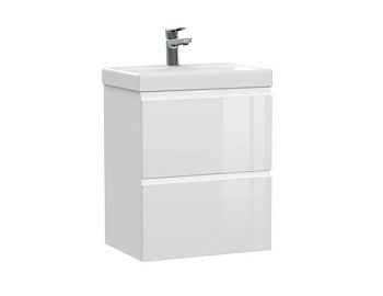 Тумба подвесная Cersanit MODUO 50 узкая белый под раковину S-UM-MOD50SL/1 (MODUO SLIM 50) (64124)