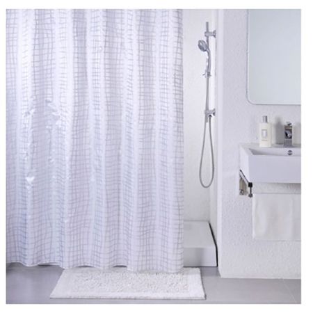 Штора для ванны Iddis Gauze 200x200 Белая