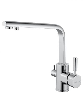 Смеситель для кухни с подключением фильтра WONZON & WOGHAND, Хром (WW-88458003-CR)