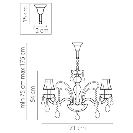 Люстра подвесная Acesso Lightstar Premium 721083