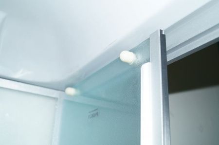 Душевая кабина Parly Frost FQ81 80х215 профиль Сатин стекло матовое рифленое