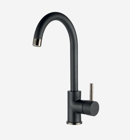 Смеситель для кухни Webert Yen YN920302724, черный/антрацит, артикул YN920302724