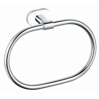 Кольцо для полотенец Rav Slezak YUKON YUA0104CB, хром/белый