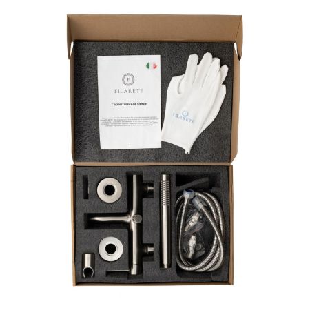 Смеситель для ванны FILARETE Roun FL2120NK, никель