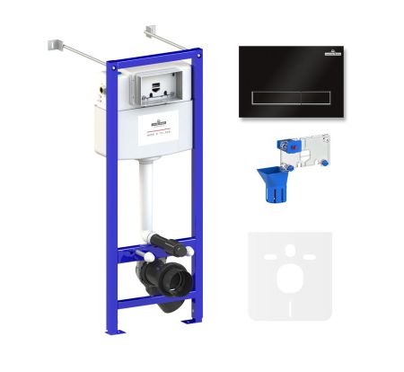 Комплект 5 в 1 инсталляции для подвесного унитаза Lavinia Boho Relfix 77020045, артикул 77020045