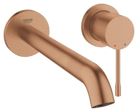 Смеситель для раковины GROHE Essence New на 2 отверстия, теплый закат матовый (19967DL1), артикул 19967DL1