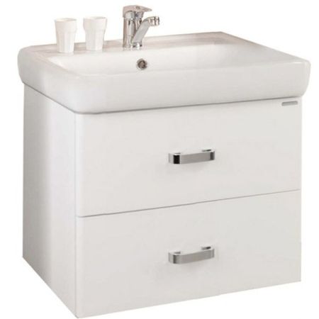 Тумба под раковину АКВАТОН АМЕРИНА 56 1A135401AM010 (подвесная, белый глянец), шт, артикул 1A135401AM010