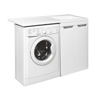 Тумба Runo Лира 60 под умывальник 00-00001024, 00-00001025 (Гамма 120 лайт левое/правое крыло) (УТ000003443)