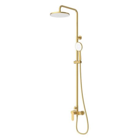 STYLUS-CD-NOP Душевая стойка со смесителем, черный матовый, артикул STYLUS-CD-NOP