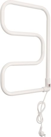 Электрический полотенцесушитель Domoterm E-образный DMT 104-25 40*60 EK R Белый, артикул DMT104-2540*60EKR