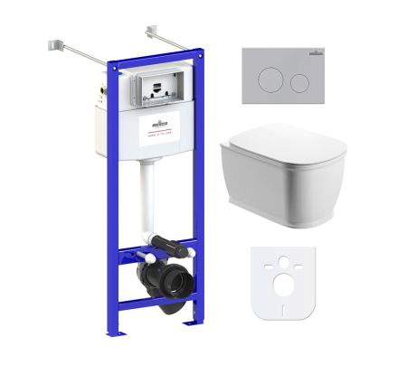 Комплект 6 в 1 Lavinia Boho Bell Pro Rimless 77050127, премиум с пластиковой клавишей, артикул 77050127